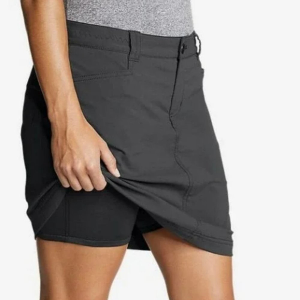 Eddie Bauer Women's Adventurer 2.0 Skort UPF 50 Sun Protection - Dark Smoke